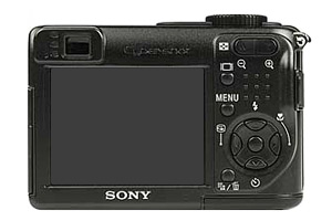Sony DSC-W17 baksida